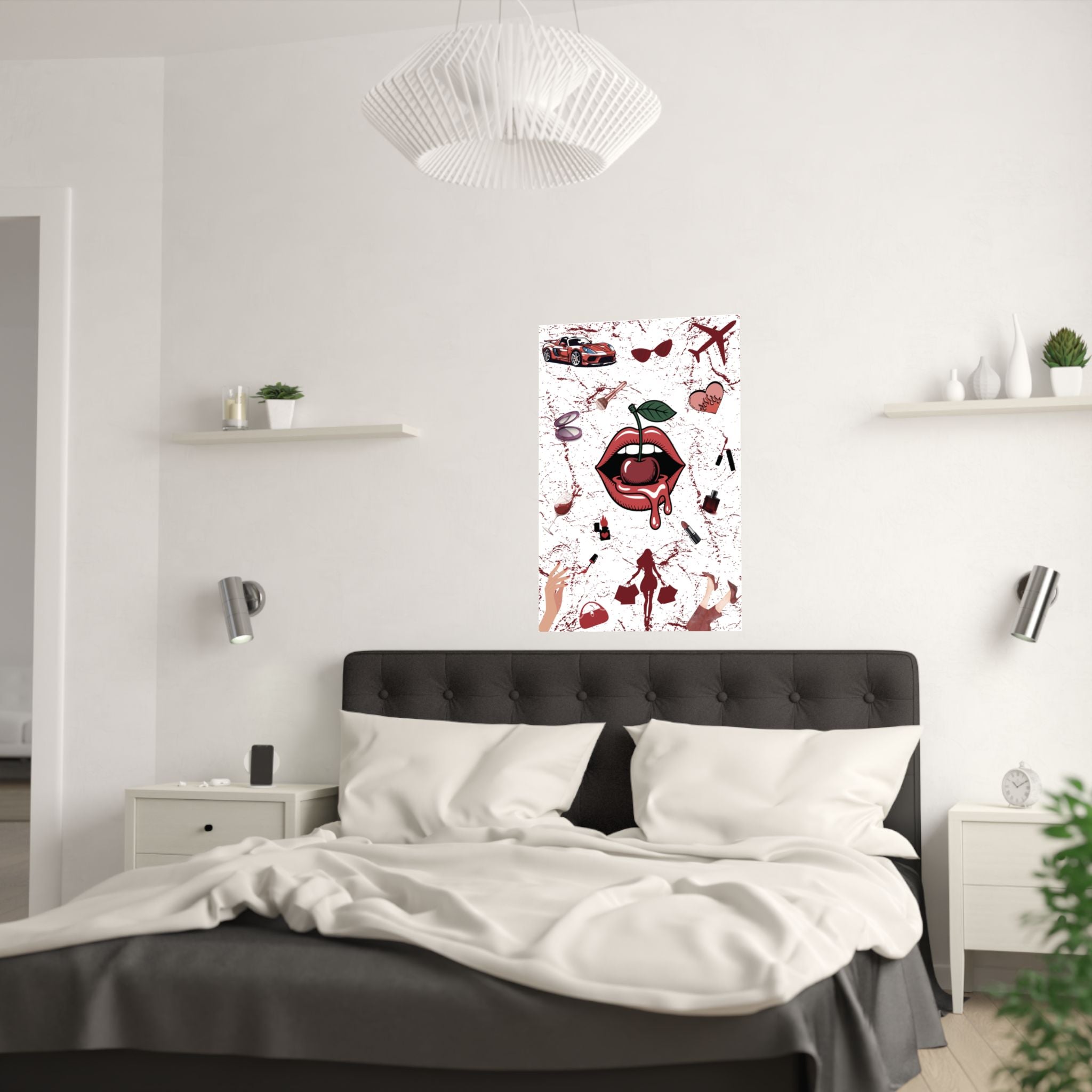 Baddie Wall Poster, Glam Room Décor