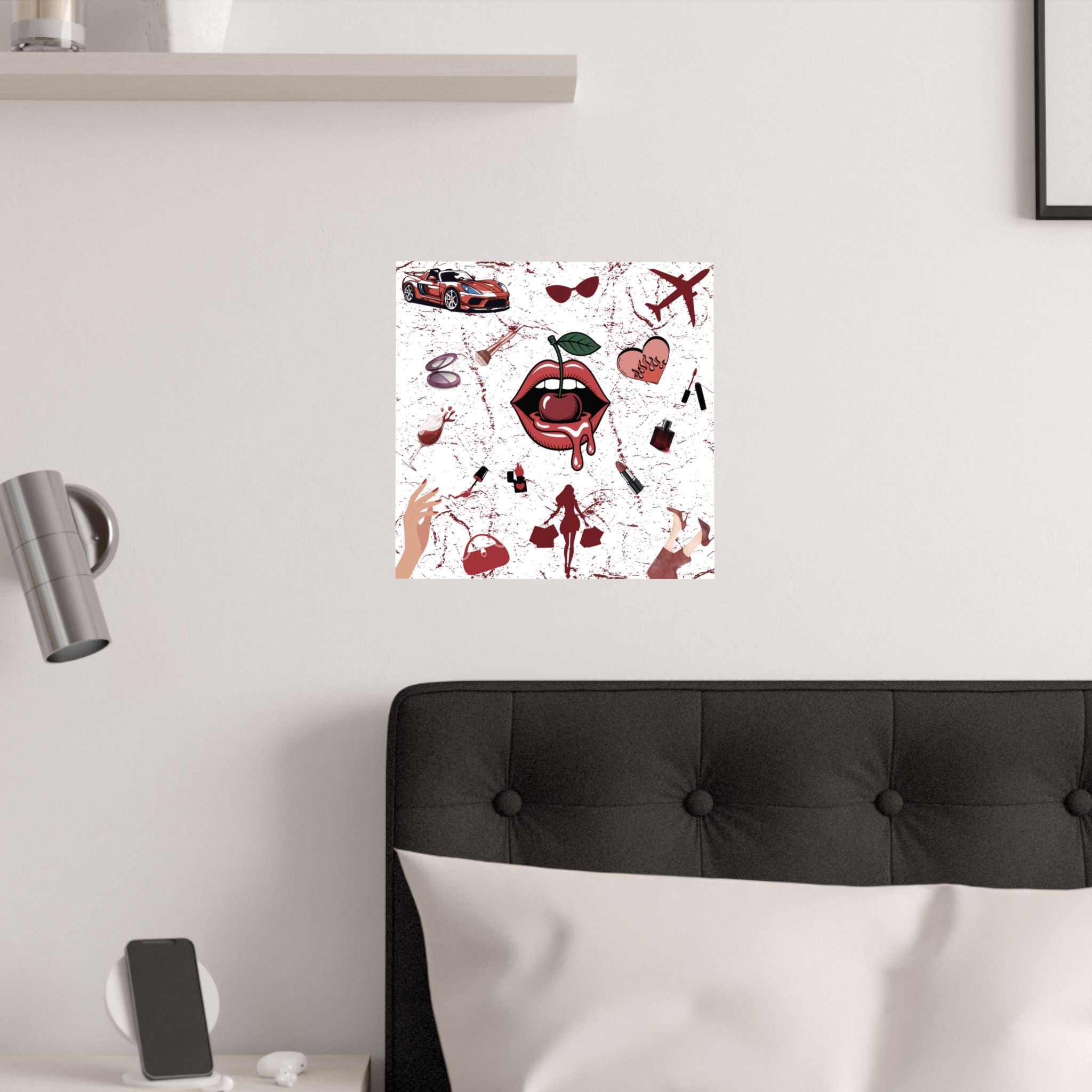 Baddie Wall Poster, Glam Room Décor
