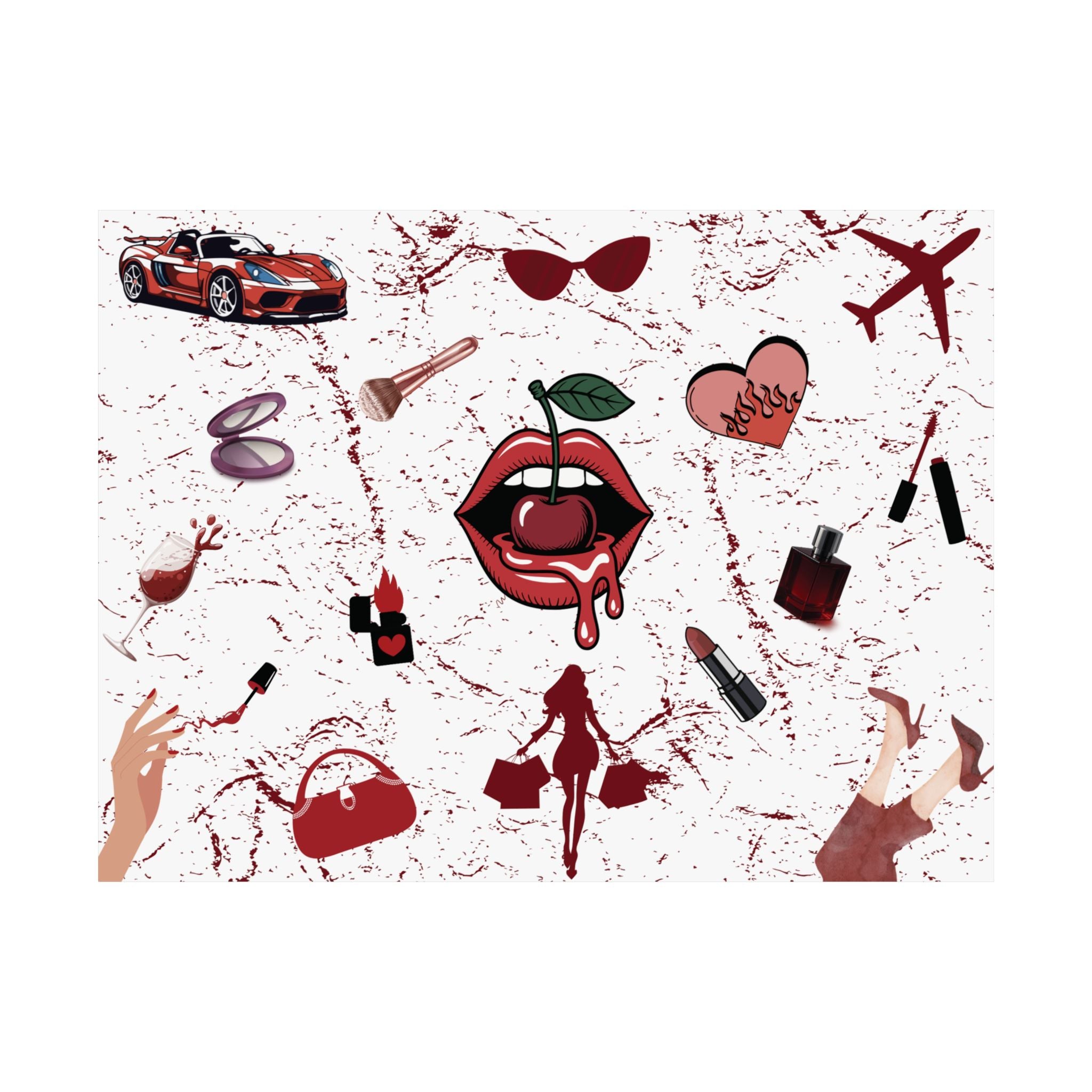 Baddie Wall Poster, Glam Room Décor