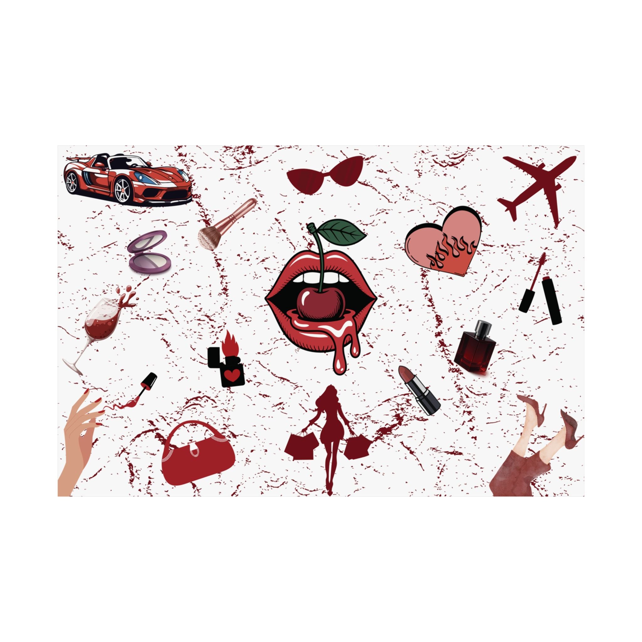 Baddie Wall Poster, Glam Room Décor